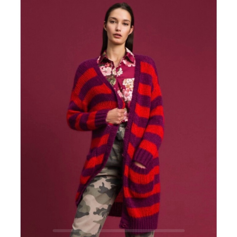 TWINSET Mohair + Wool Cardigan